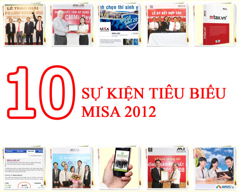 10 sự kiện tiêu biểu nhất MISA năm 2012