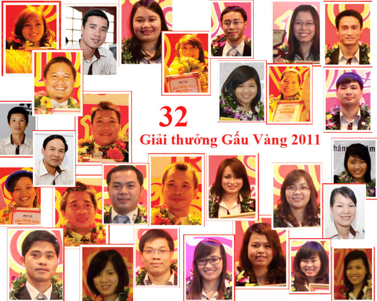 MISA vinh danh những cá nhân đạt giải Gấu vàng 2011