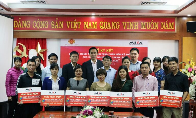 MISA tặng phần mềm kế toán cho doanh nghiệp mới thành lập tại Lào Cai