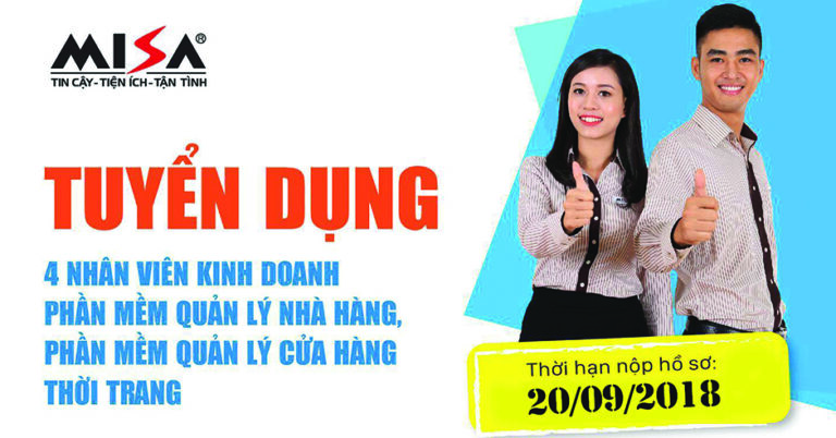 [Đà Nẵng] Tuyển dụng Nhân viên kinh doanh phần mềm nhà hàng, shop thời trang