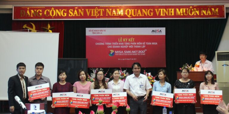 MISA ký kết với Sở Kế hoạch Đầu tư tỉnh Sơn La tặng Phần mềm kế toán cho doanh nghiệp khởi nghiệp