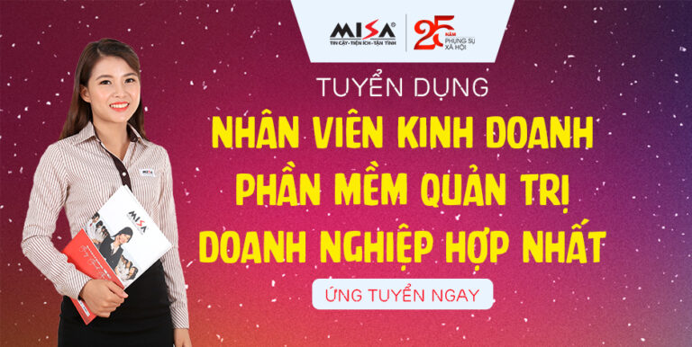 Tuyển dụng Nhân viên kinh doanh phần mềm quản trị doanh nghiệp