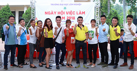 MISA tham gia ngày hội việc làm 2018 tại ĐH Lâm nghiệp