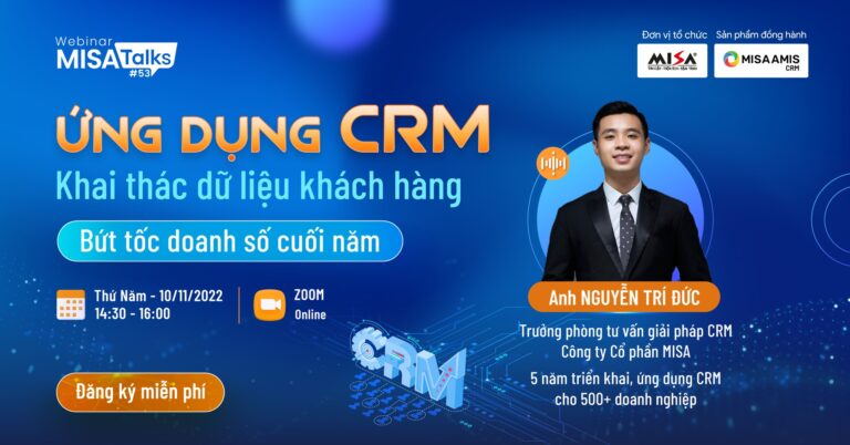 Ứng dụng CRM khai thác dữ liệu khách hàng- Bứt tốc doạnh số cuối năm