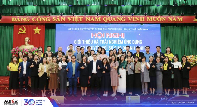 MISA phối hợp cùng Sở TT&TT Thái Nguyên tổ chức hội nghị trải nghiệm ứng dụng chuyển đổi số cho doanh nghiệp