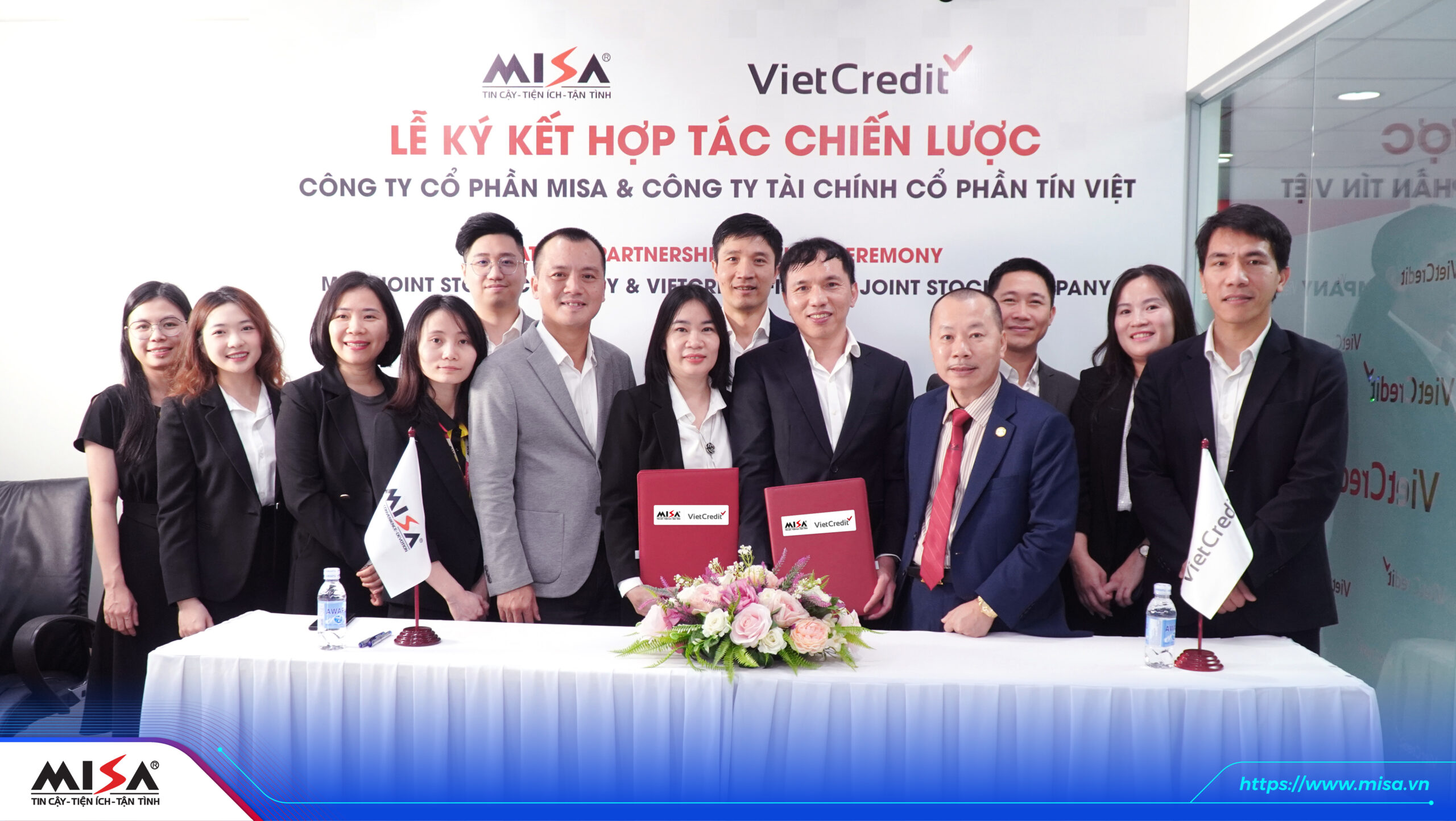 MISA và VietCredit ký kết hợp tác chiến lược triển khai hệ sinh thái tài chính số